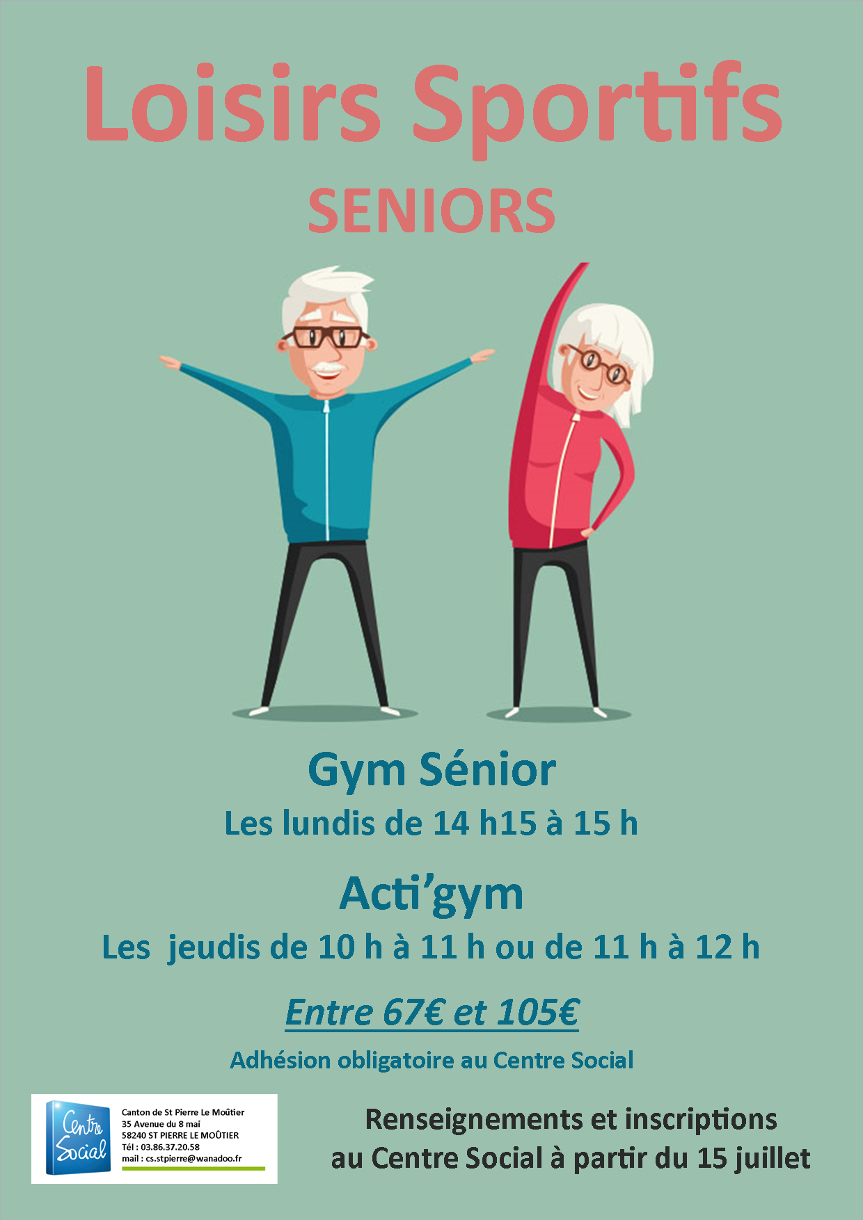 Loisirs sportifs Séniors 2021-2022 -