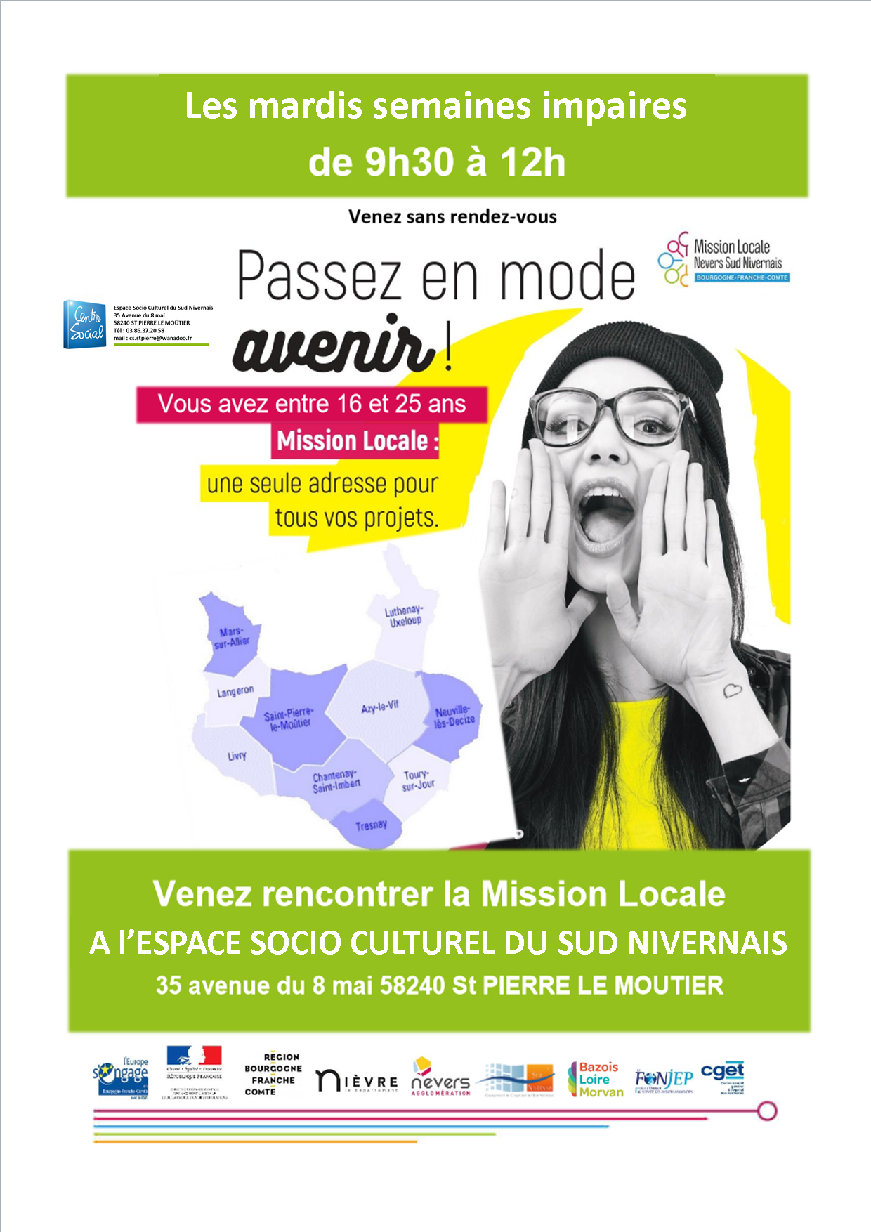 Permanence Mission Locale - Espace Socio Culturel - 2024