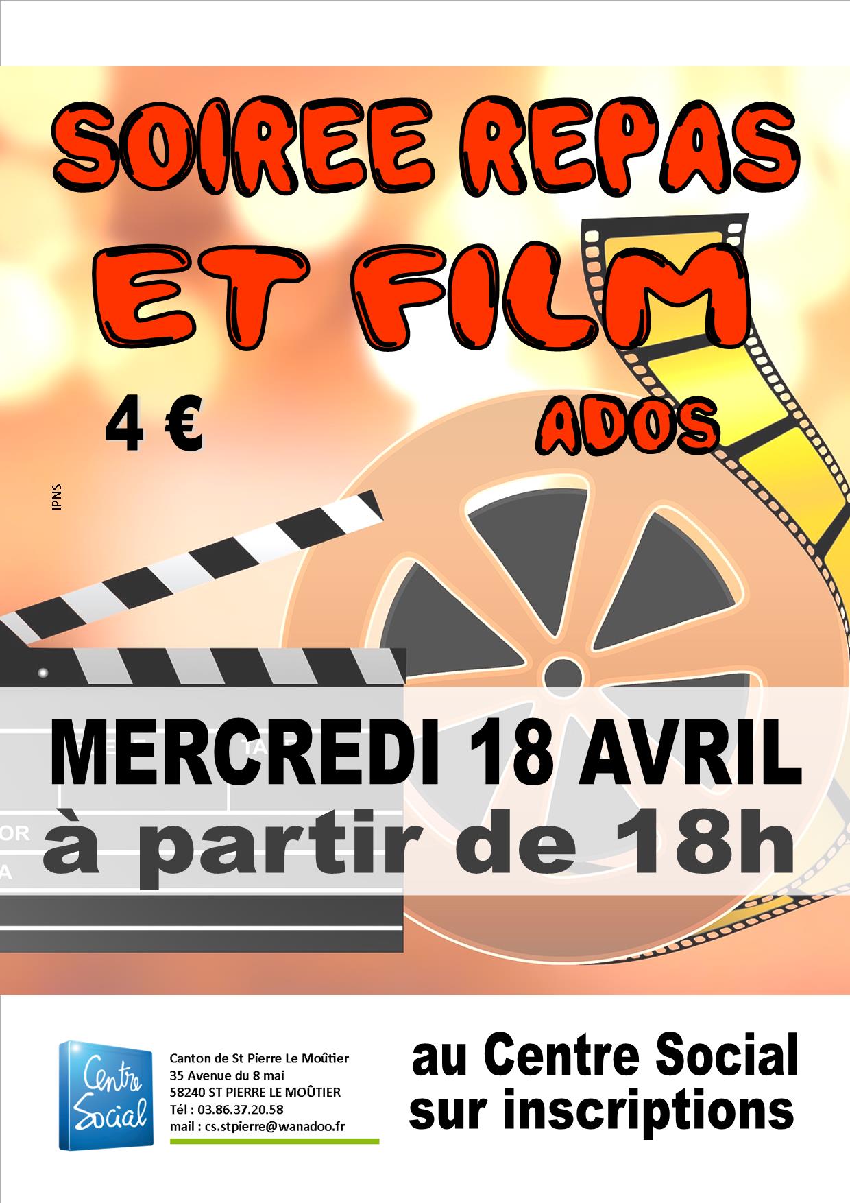 soirée ados 18 avril