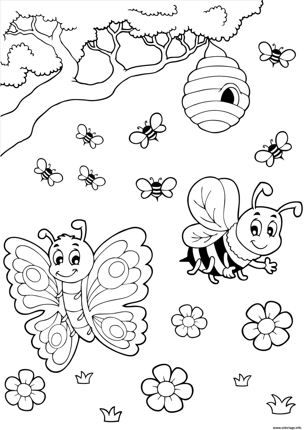 Coloriage Printemps Maternelle à Imprimer coloriage - Centre Social du canton de St Pierre le Moûtier