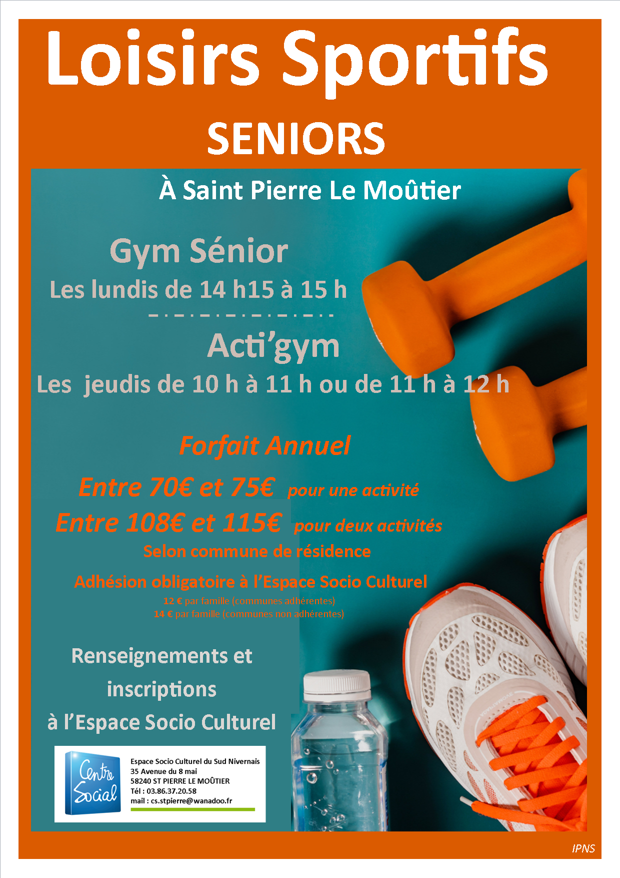 Affiche Loisirs sportifs Séniors 2023-2024